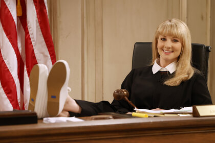 Melissa Rauch in "Night Court."