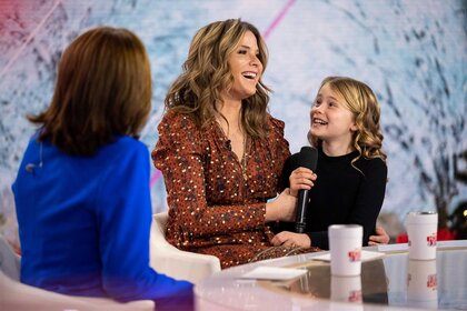 Jenna Bush Hager and her daughter Mila on TODAY in 2022