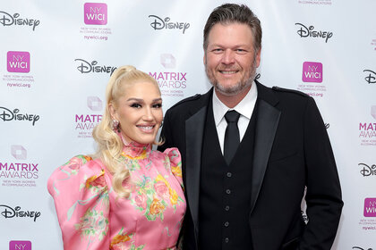 Gwen Stefani and Blake Shelton together at the 2022 Matrix Awards