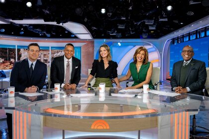 Carson Daly, Craig Melvin, Savannah Guthrie, Hoda Kotb and Al Roker on TODAY