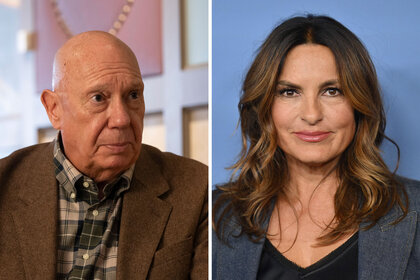 Split of Dan Florek and Mariska Hargitay