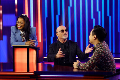 Password 207 Howie MandelKeke Palmer, Howie Mandel, and a contestant appear on Password Season 2 Episode 7.