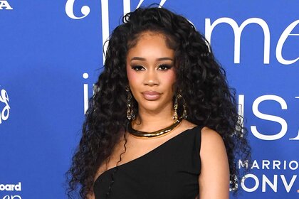 Saweetie attends the 2024 Billboard Women In Music red carpet