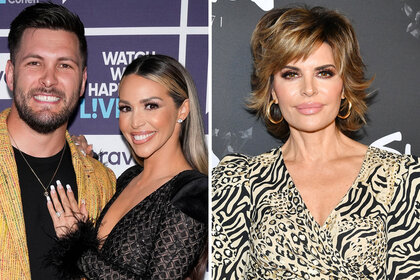 Split of Brock Davis with Scheana Shay, and Lisa Rinna