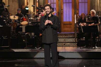 Ramy Youssef during his monologue on Saturday Night Live Episode 1859