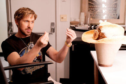 Ryan Gosling during Saturday Night Live promos