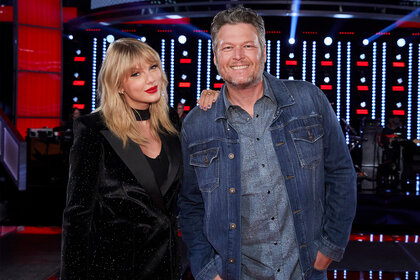 Taylor Swift and Blake Shelton on the voice season 17