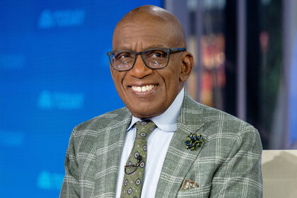 Al Roker sits at the desk on Today