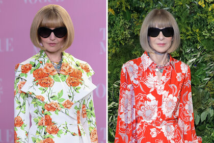 Split of Chloe Fineman and Anna Wintour