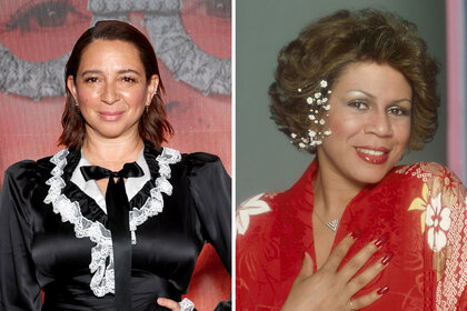 Split of Maya Rudolph and Minnie Riperton