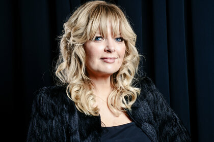 Melissa Peterman during a photoshoot for the 11th Annual MUAHS Awards