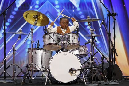 Chrisyius Whitehead performs onstage on America's Got Talent Episode 1902.