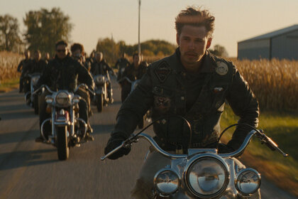 Austin Butler as Benny in The Bikeriders