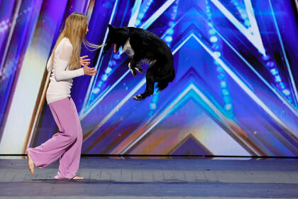 Roni Sagi & Rhythm perform onstage during America's Got Talent Season 19 Episode 3.