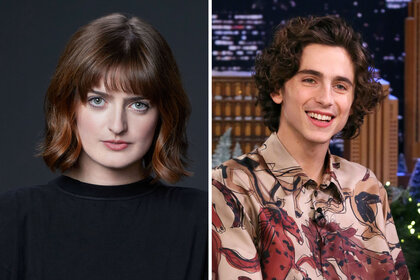 Split of Chloe Troast and Timothee Chalamet