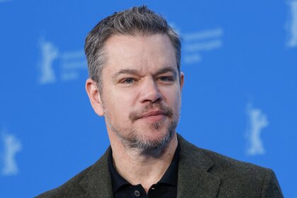 Matt Damon poses at the "Small Things Like These" photocall