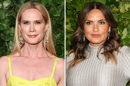 A split of Stephanie March and Mariska Hargitay