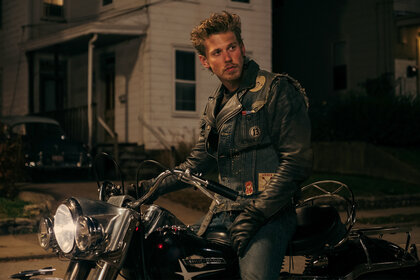 Austin Butler as Benny in The Bikeriders