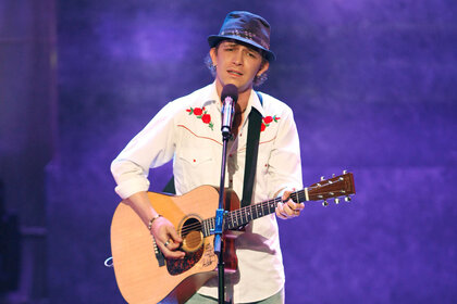 Michael Grimm performs during America's Got Talent, Season 5 Episode 11.