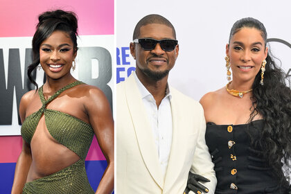 Split of Coco Jones and Usher with Jennifer Goicoechea