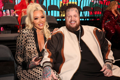 Bunnie XO and Jelly Roll at the 2024 CMT Music Awards