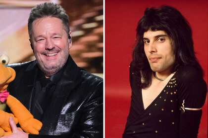 Split of Terry Fator and Freddie Mercury