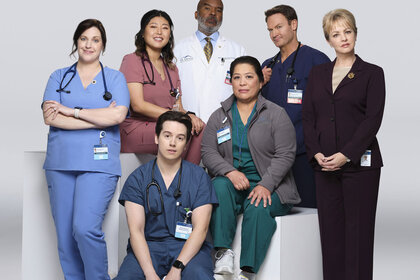 The cast of St. Denis Medical Season 1.