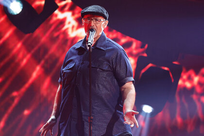 Richard Goodall performs during Season 19 Episode 17 of America's Got Talent.