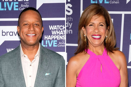 A split of Craig Melvin and Hoda Kotb