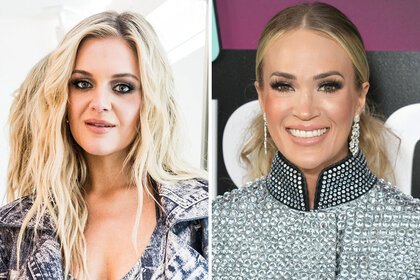 Split of Kelsea Ballerini and Carrie Underwood