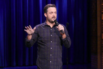 Nate Bargatze does standup on the tonight show starring jimmy fallon on November 2, 2016