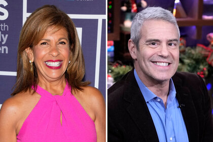 A split of Hoda Kotb and Andy Cohen