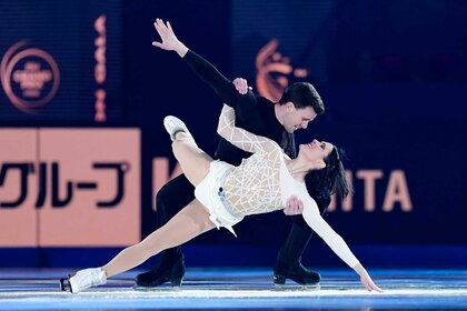 Charlene Guignard and Marco Fabbri in the ISU Grand Prix of Figure Skating Final.