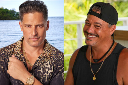 A split featuring Joe Manganiello and Rob Mariano