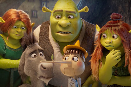 The cast of Shrek 5 in the trailer for Shrek 5