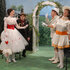 Anne Hathaway during a mary poppins skit on Saturday Night Live Season 34 Episode 4