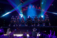 Light Balance performs on the America's Got Talent stage.