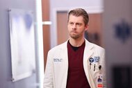 Dr. Mitch Ripley appears in a doctor's coat in Chicago Med Episode 902.