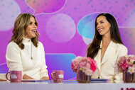 Jenna Bush Hager and Barbara Pierce Bush laugh together on TODAY