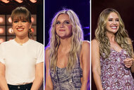 Split of Kelly Clarkson, Kelsea Ballerini, and Carly Pearce