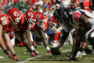 The Kansas City Chiefs face off with the Atlanta Falcons