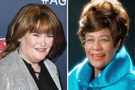 A split of Susan Boyle and Ella Fitzgerald