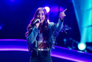 Katie O. performs during The Voice Season 26 Episode 6.