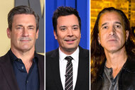 A split of Jon Hamm, Jimmy Fallon and Scott Stapp