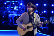 Jake Tankersley performs during Season 26 Episode 12 of The Voice.