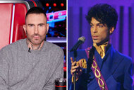 A split of Adam Levine and Prince