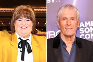 A split of Susan Boyle and Michael Bolton