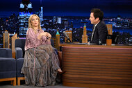 Kate Hudson talks to Jimmy Fallon on The Tonight Show Starring Jimmy Fallon Season 12, Episode 74