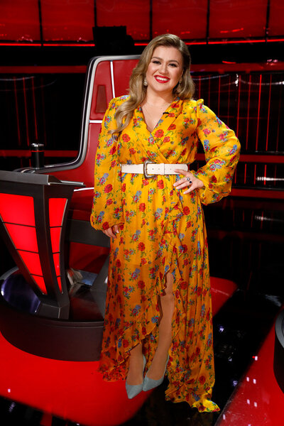 The Voice Kelly Clarkson Fashion 2114b