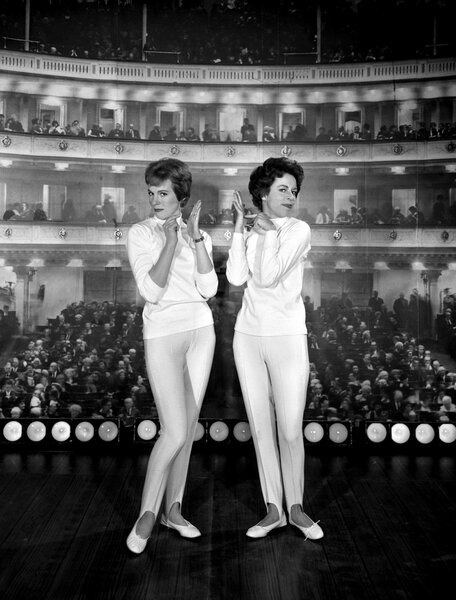 Carol Burnett and Julie Andrews.